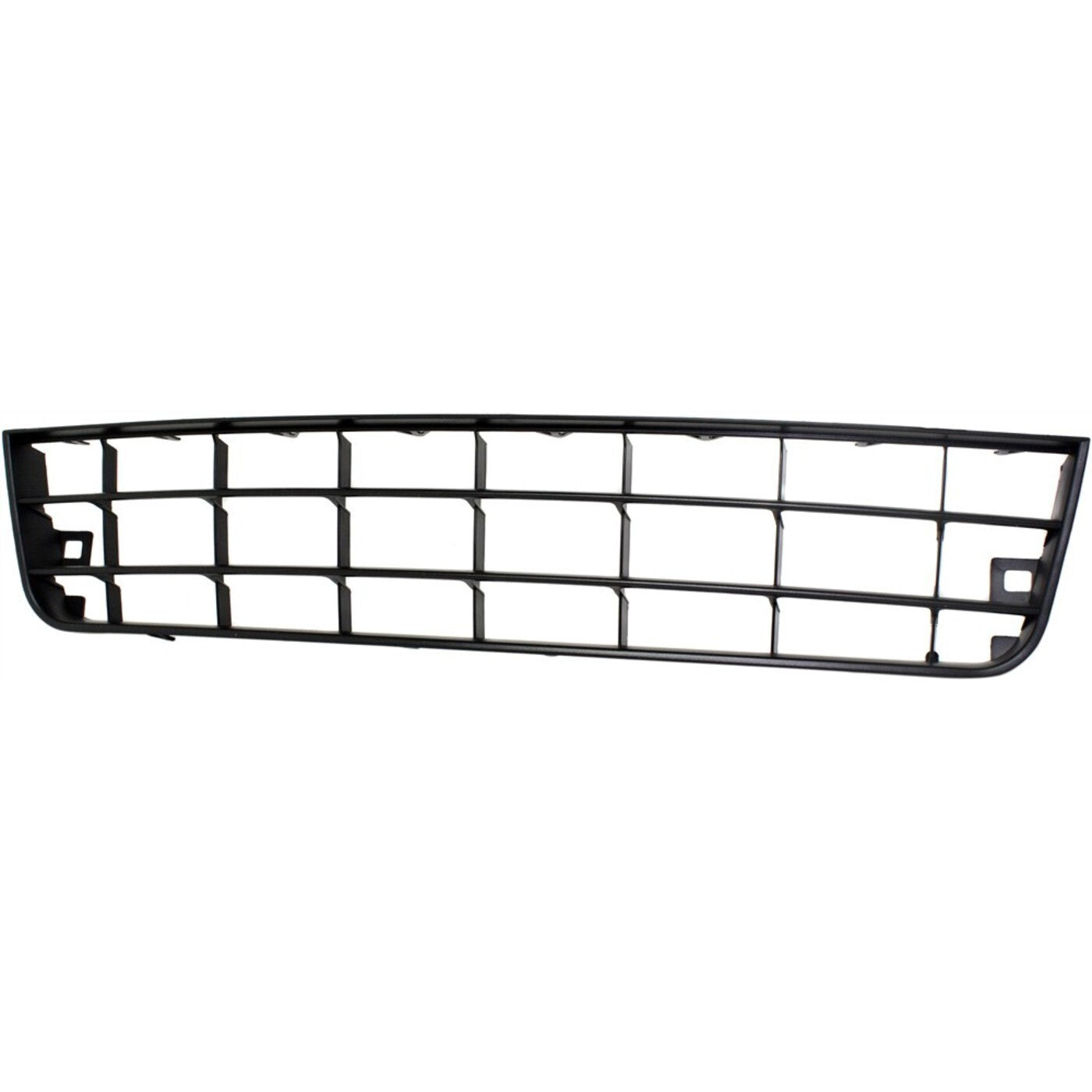 Bumper Grille For 2006-2009 Volkswagen Rabbit Center Textured Black Plastic