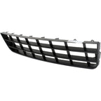 Bumper Grille For 2006-2009 Volkswagen Rabbit Center Textured Black Plastic