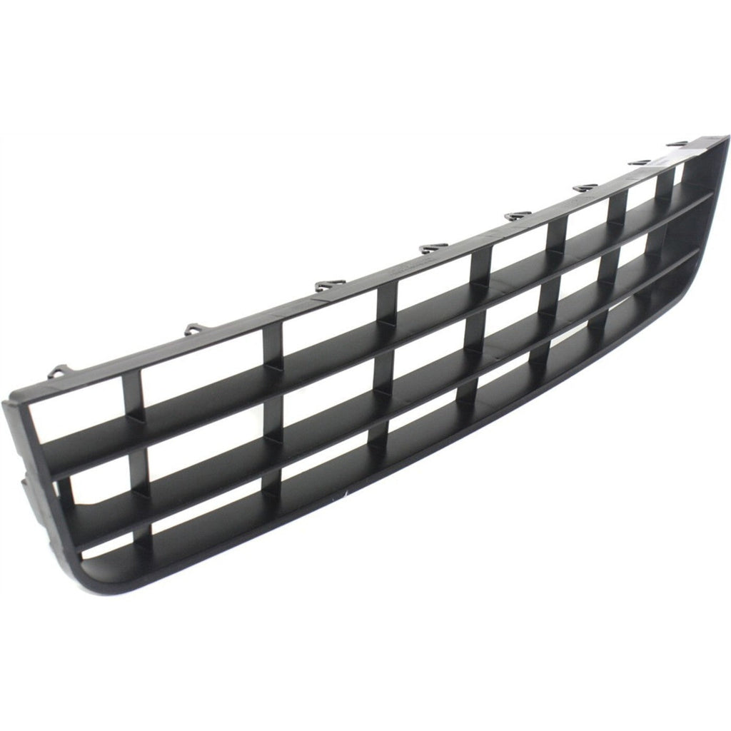 Bumper Grille For 2006-2009 Volkswagen Rabbit Center Textured Black Plastic