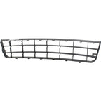 Bumper Grille For 2006-2009 Volkswagen Rabbit Center Textured Black Plastic