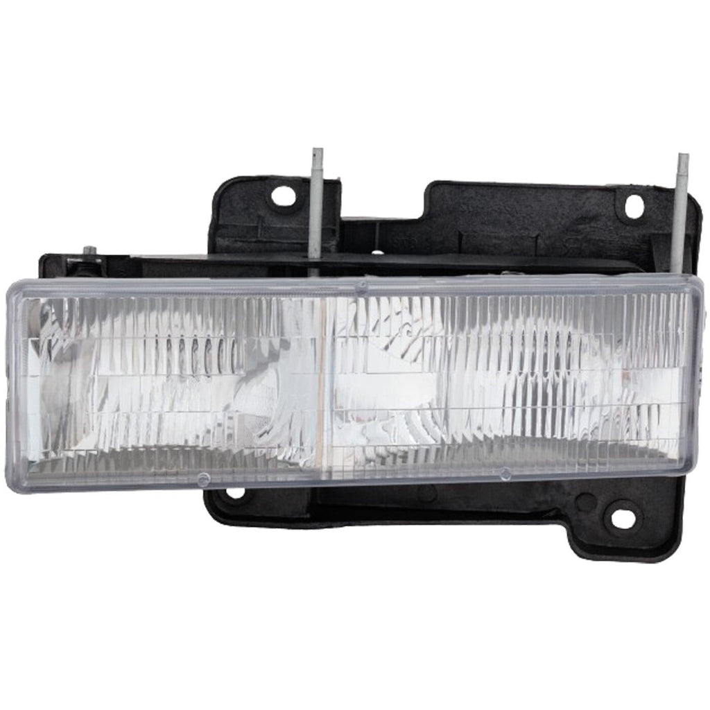 Headlights Lamps Pair For 1988-98 Chevy GMC C10 C/K Truck Chrome Composite Type