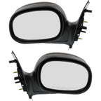 Mirror Set For 1997-2002 Ford F-150 1997-1999 F-250 RH LH Pair Contour Style