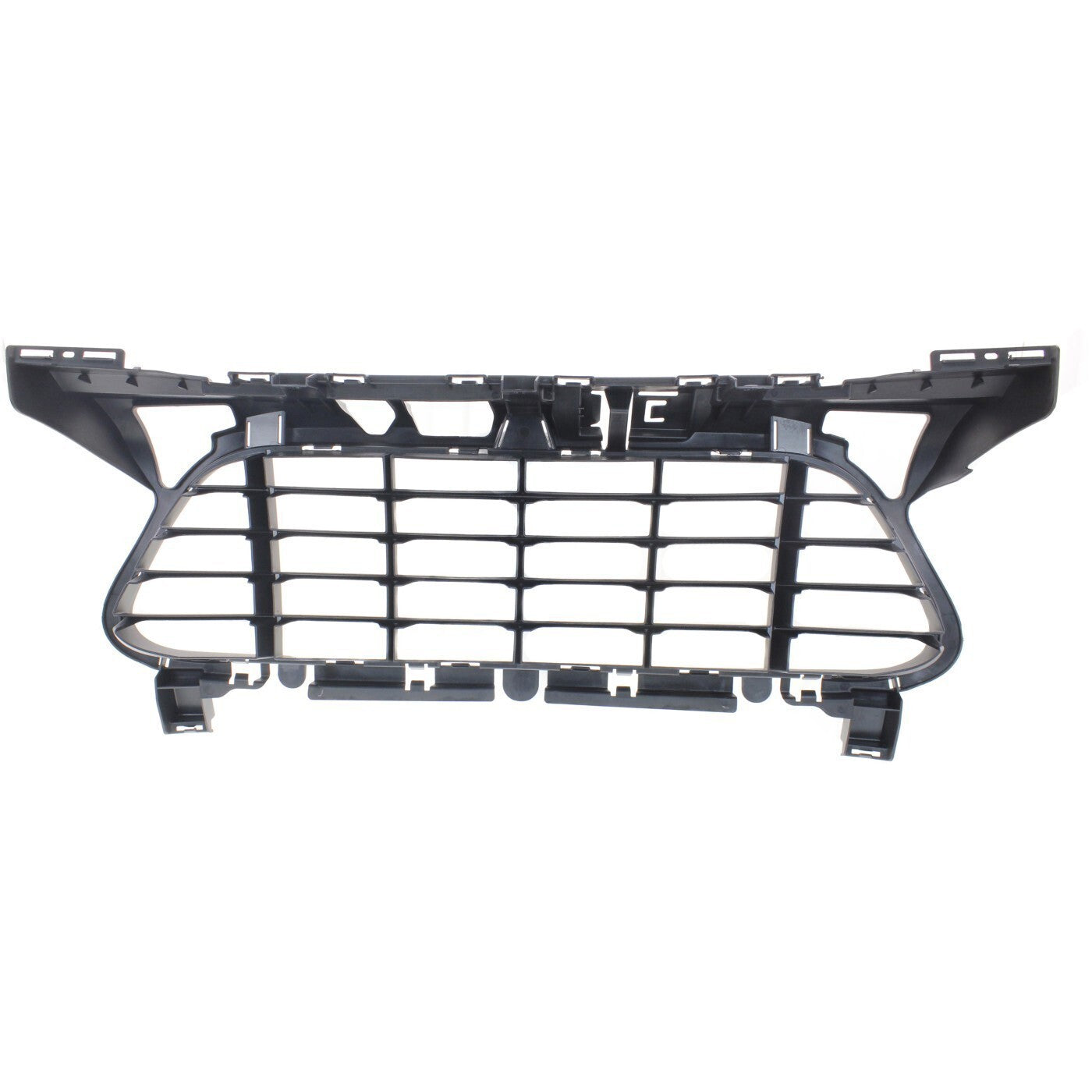 Bumper Grille For 2011-2014 Porsche Cayenne Textured Black Plastic