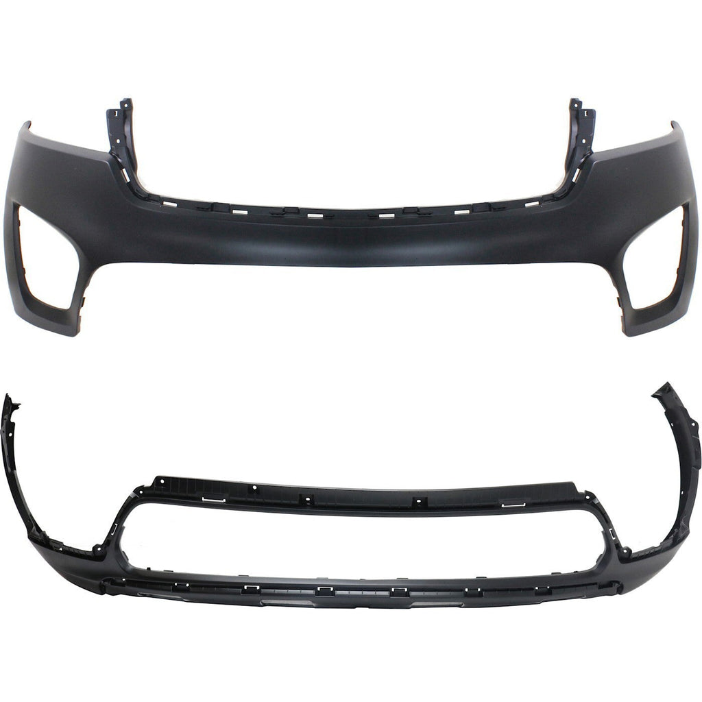 New Bumper Cover Fascia Front Upper for Kia Sorento 2016-2018