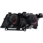 Left & Right Side Headlight For BMW 325i 2002-2005 Halogen w/ Bulbs Black Bezel