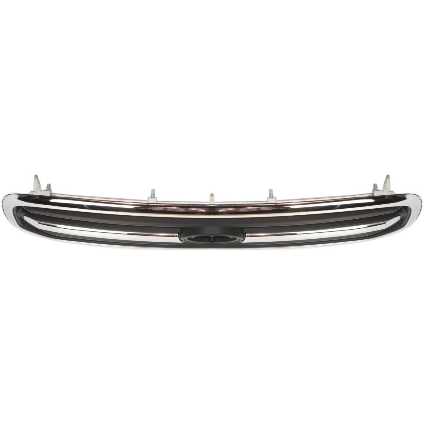 Grille For 2000-2002 Toyota Tundra Chrome Shell w/ Black Insert Plastic