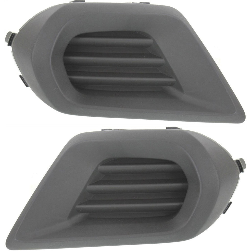 Fog Light Cover Set For 2014-2016 Subaru Forester Front Left and Right Side