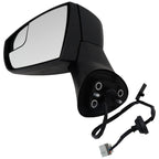 Left Side Power Mirror For 2018-2022 Ford EcoSport Manual Folding Textured Black