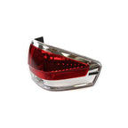 Halogen Tail Light Set For 2008 Ford Focus Clear & Red Lens w/ Bulbs 2Pcs