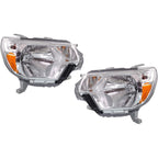 Headlight Set For 2012-2015 Toyota Tacoma Left and Right With Bulb 2Pc