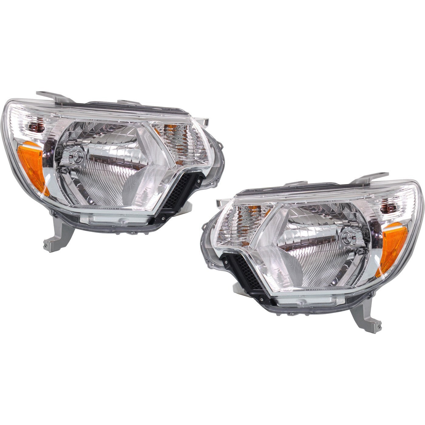 Headlight Set For 2012-2015 Toyota Tacoma Left and Right With Bulb 2Pc