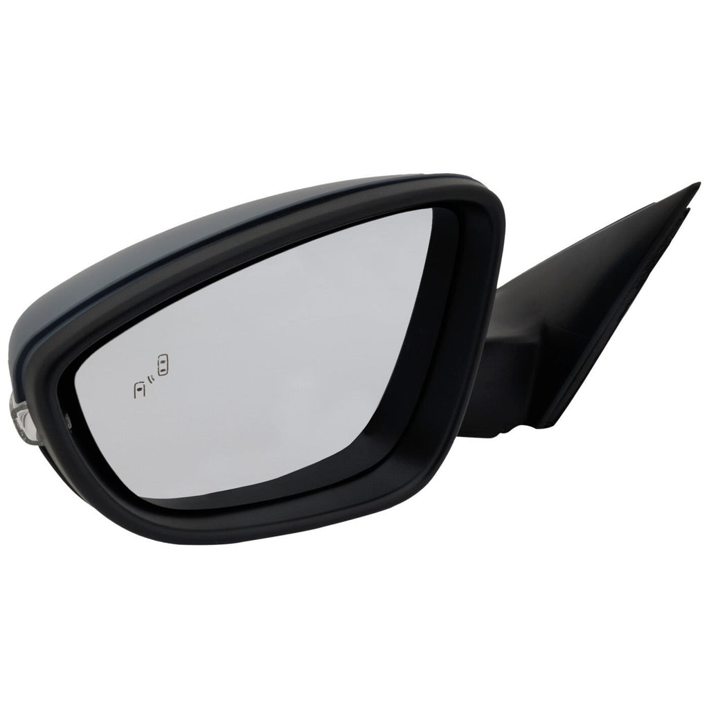 Mirror For 2016-2020 Volkswagen Passat Left Power Heated Paintable w Signal Lamp
