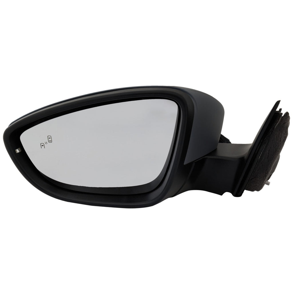 Mirror For 2016-2020 Volkswagen Passat Left Power Heated Paintable w Signal Lamp