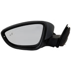 Mirror For 2016-2020 Volkswagen Passat Left Power Heated Paintable w Signal Lamp