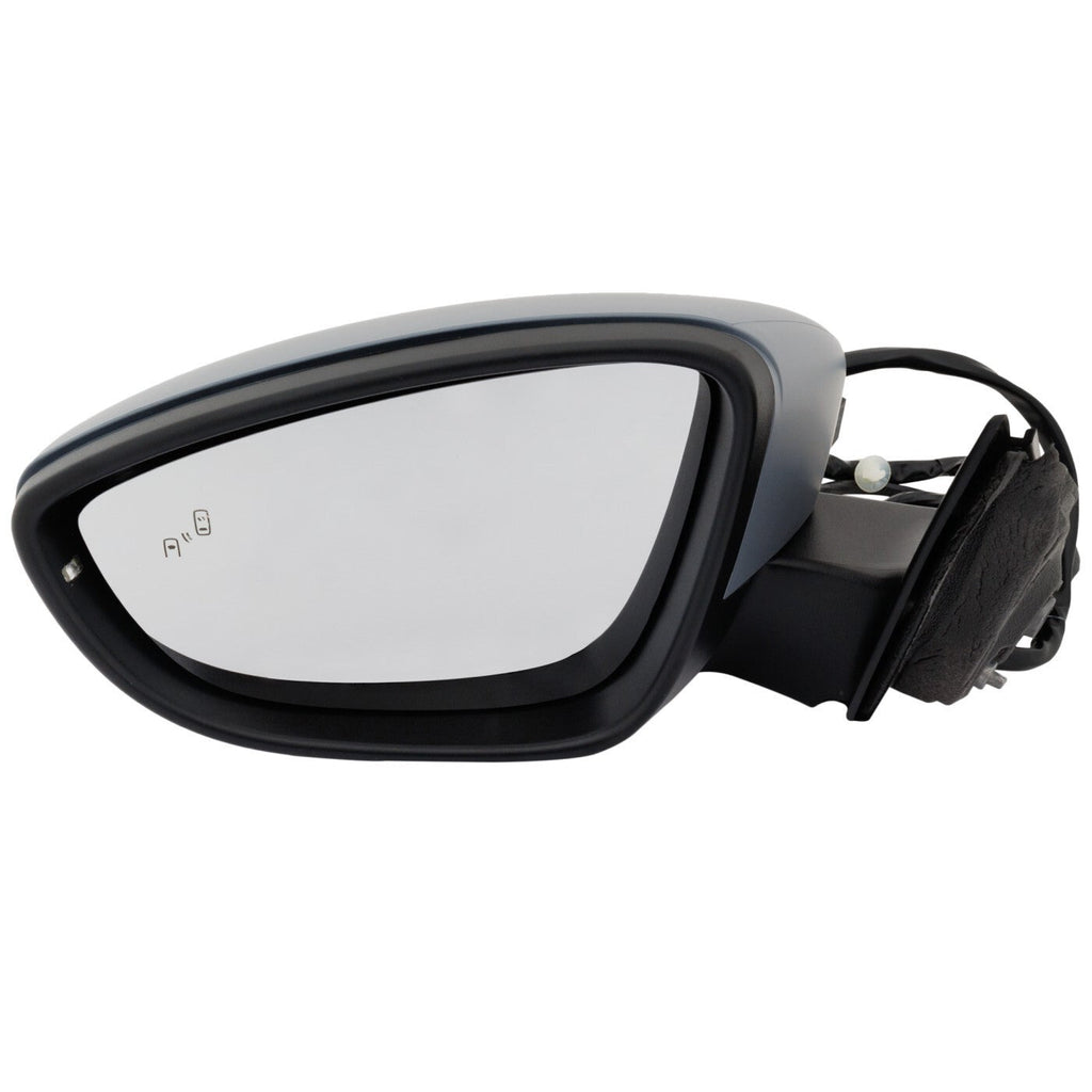 Mirror For 2016-2020 Volkswagen Passat Left Power Heated Paintable w Signal Lamp