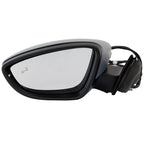 Mirror For 2016-2020 Volkswagen Passat Left Power Heated Paintable w Signal Lamp
