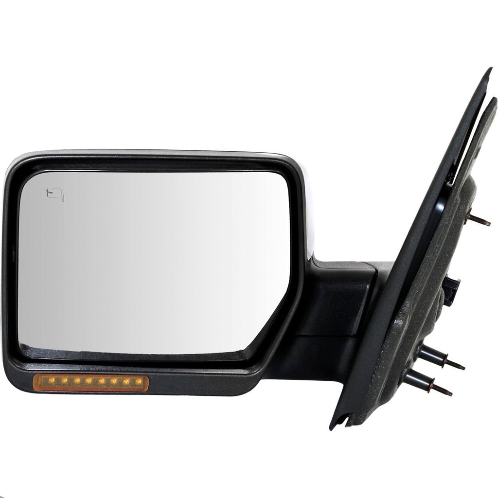 Power Mirror For 2007-2008 Ford F-150 2007-08 Lincoln Mark LT Left Heated Chrome