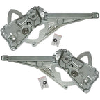 New Set of 2 Window Regulators Front Driver & Passenger Side for 3 Series Pair