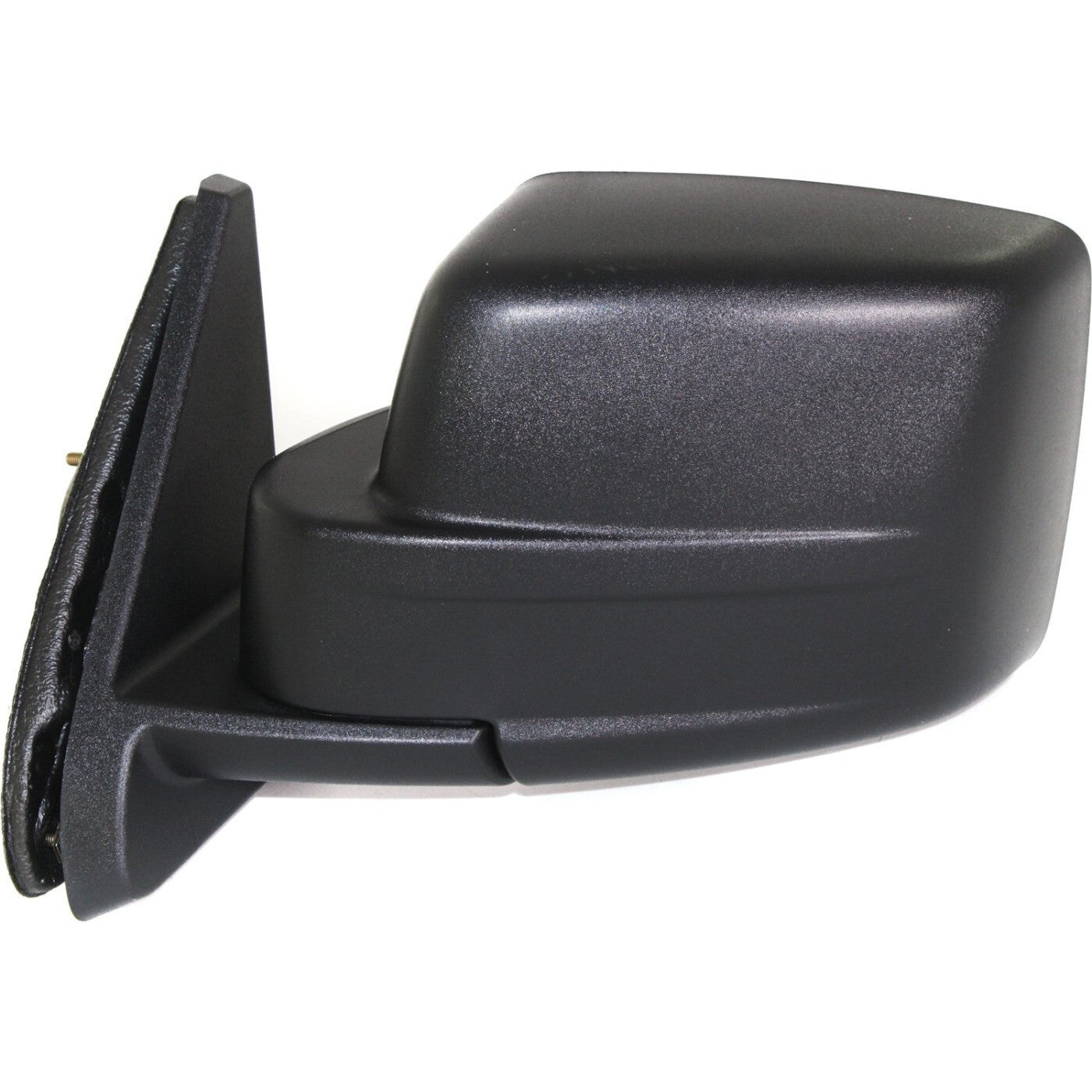 Side View Mirror Manual Textured Black Driver Left LH for 07-17 Jeep Patriot