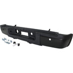 Step Bumper For 2011-2013 Silverado 2500 HD Sensor Holes Powdercoated Black Rear