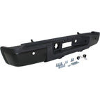 Step Bumper For 2011-2013 Silverado 2500 HD Sensor Holes Powdercoated Black Rear
