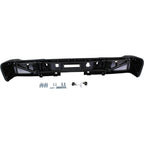 Step Bumper For 2011-2013 Silverado 2500 HD Sensor Holes Powdercoated Black Rear