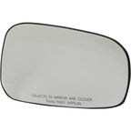 Mirror Glass For 05-21 Nissan Frontier Convex Passenger Side with backing plate