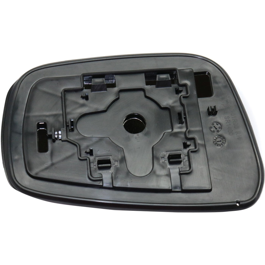 Mirror Glass For 05-21 Nissan Frontier Convex Passenger Side with backing plate