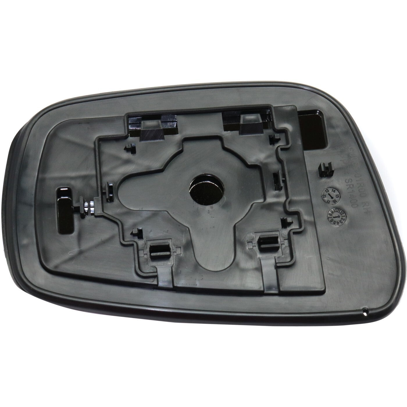Mirror Glass For 05-21 Nissan Frontier Convex Passenger Side with backing plate