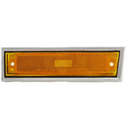 Side Chrome Bezel Marker Light Pair Set for Chevy Blazer GMC Jimmy C/K R Pickup