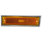 Side Chrome Bezel Marker Light Pair Set for Chevy Blazer GMC Jimmy C/K R Pickup