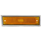 Side Chrome Bezel Marker Light Pair Set for Chevy Blazer GMC Jimmy C/K R Pickup