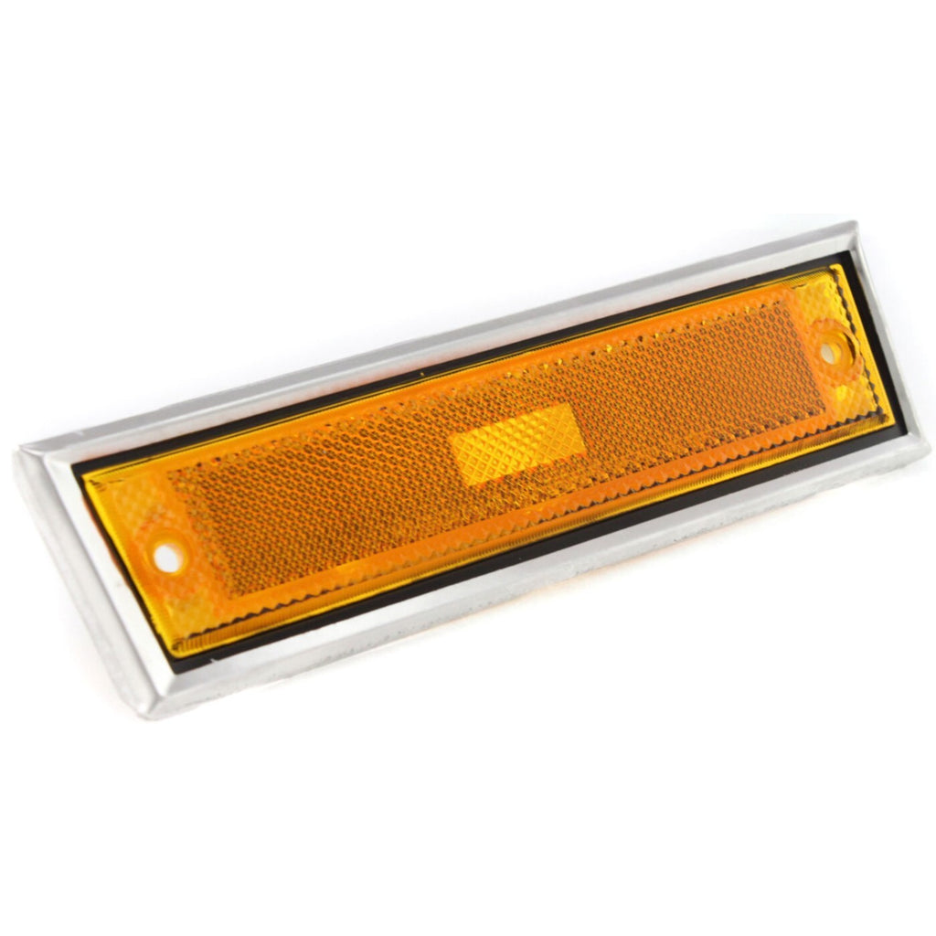 Side Chrome Bezel Marker Light Pair Set for Chevy Blazer GMC Jimmy C/K R Pickup