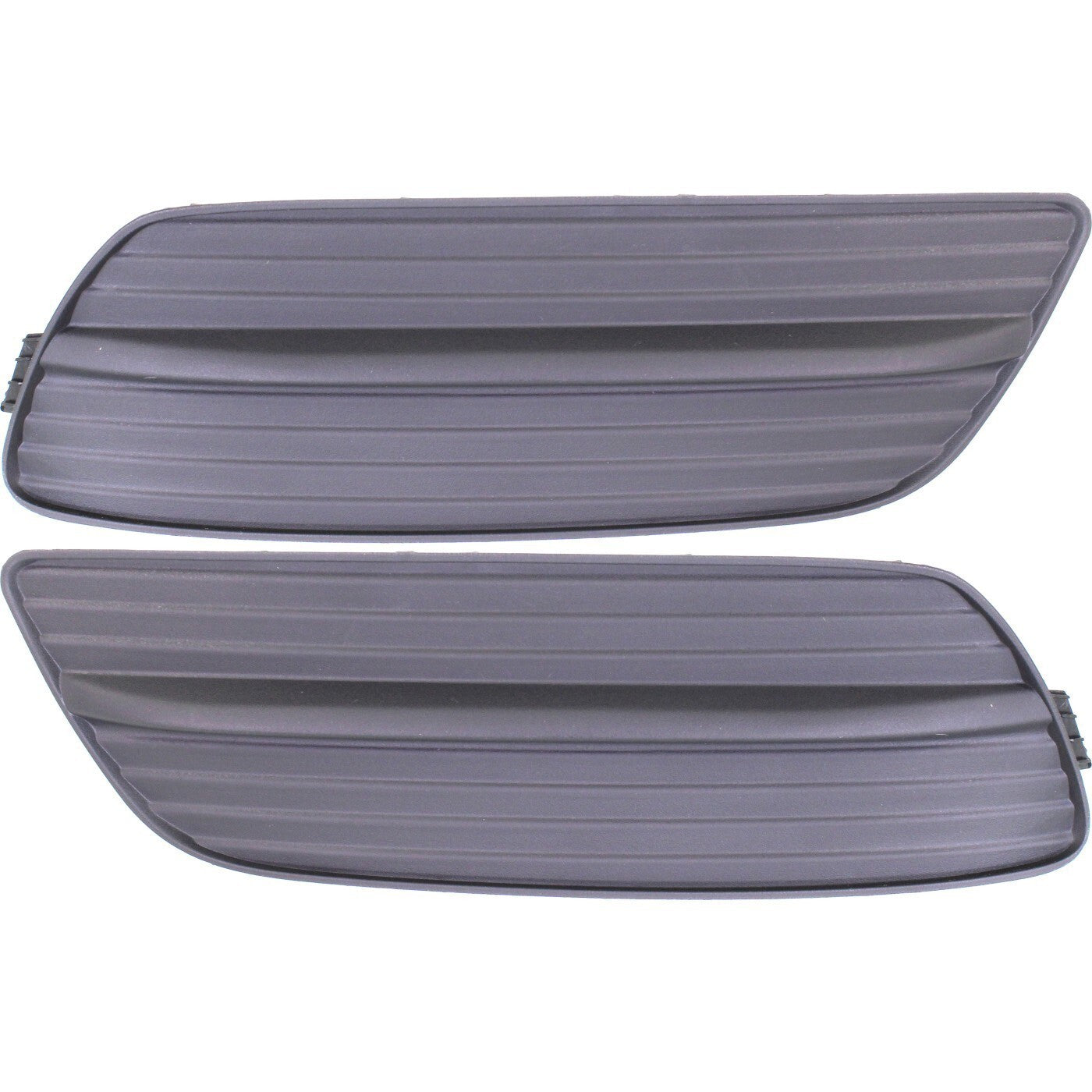 Fog Light Cover Set For 2012 Honda Civic Front Left and Right Sedan Dark Gray