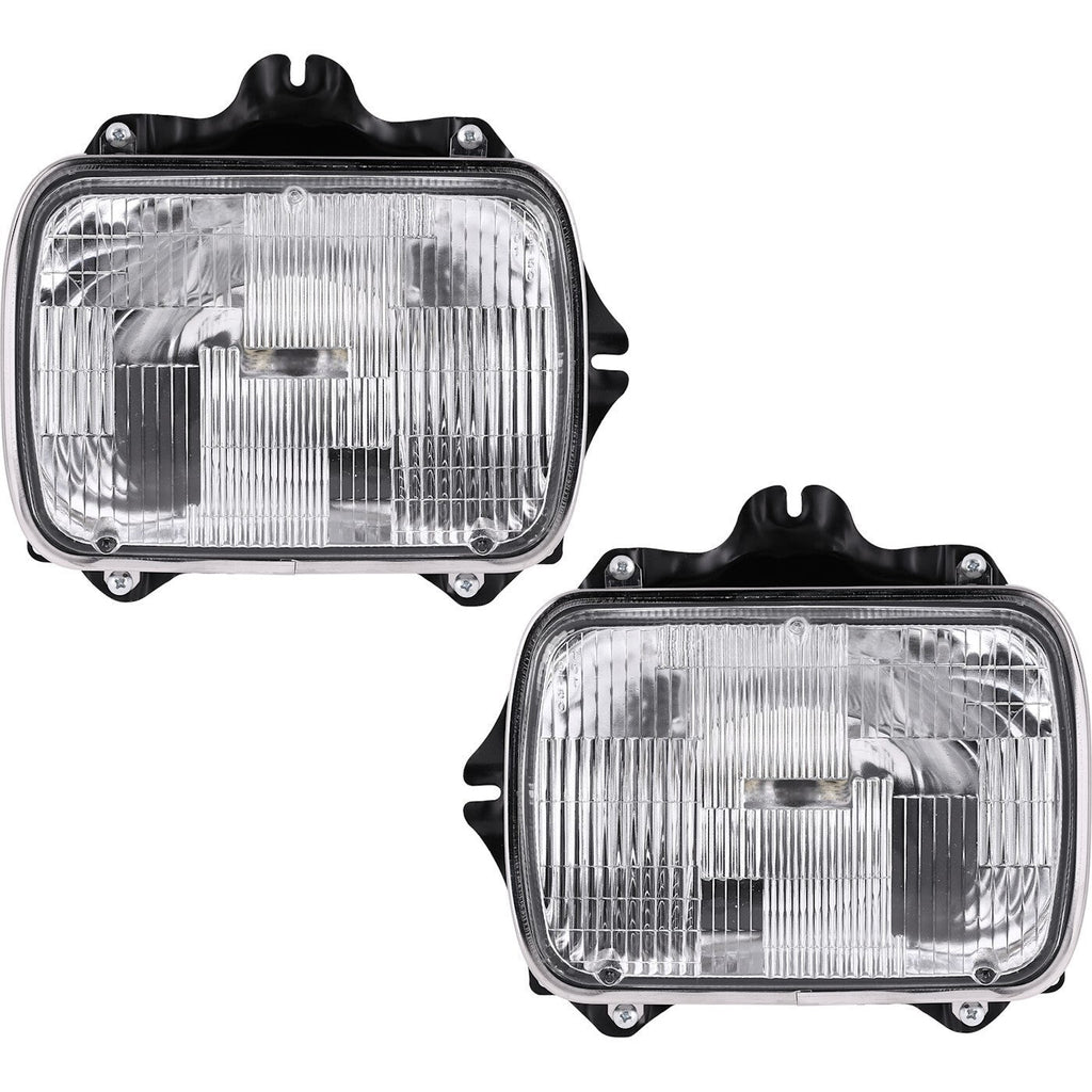 Halogen Sealed Beam Type Headlight Set For 1984-1995 Toyota Pickup Left & Right
