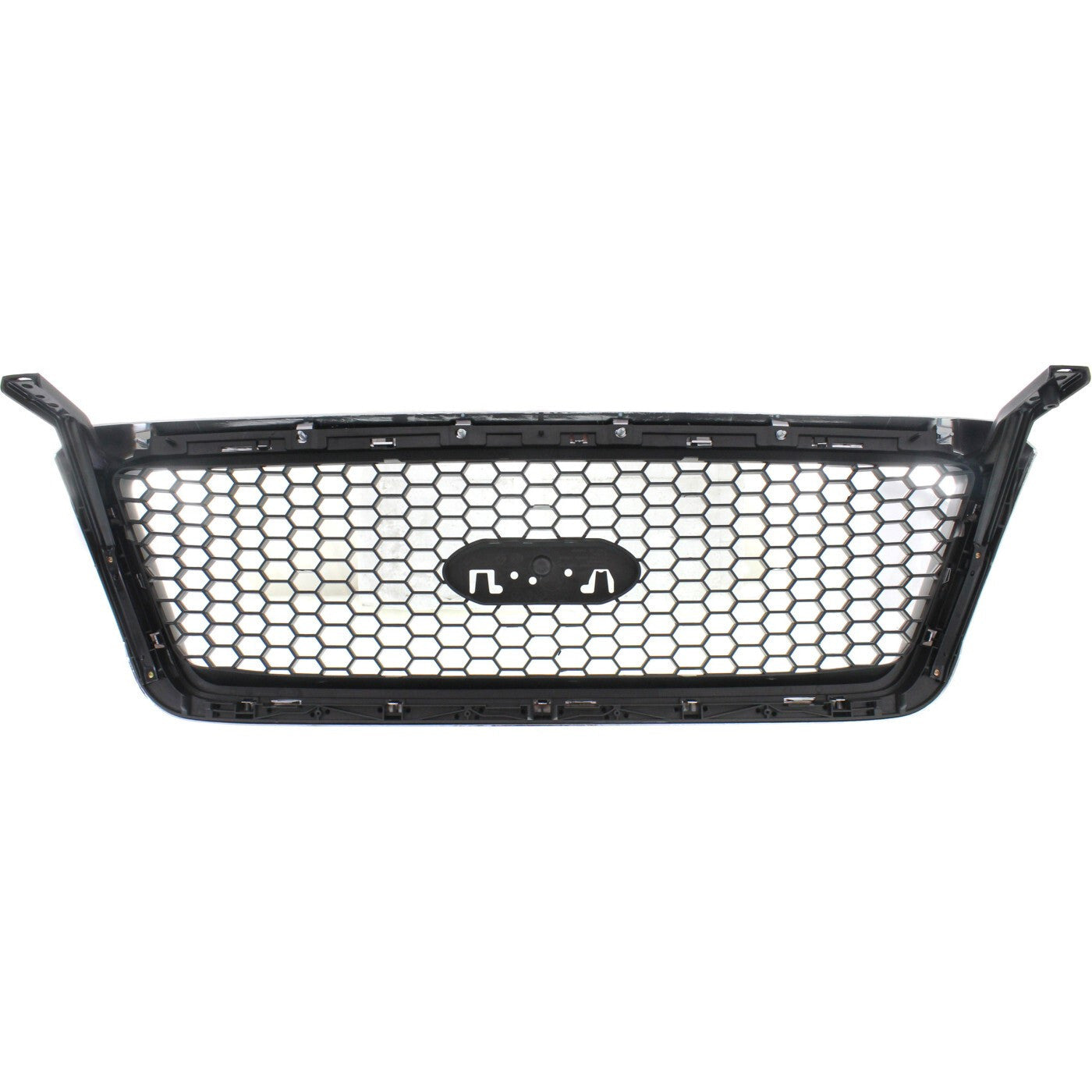 Grille Assembly For 2006-2008 Ford F-150 XLT Chrome Black