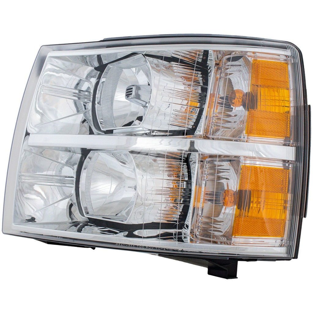 Headlight Set For 2007-2013 Chevrolet Silverado 1500 Left & Right w/ bulb