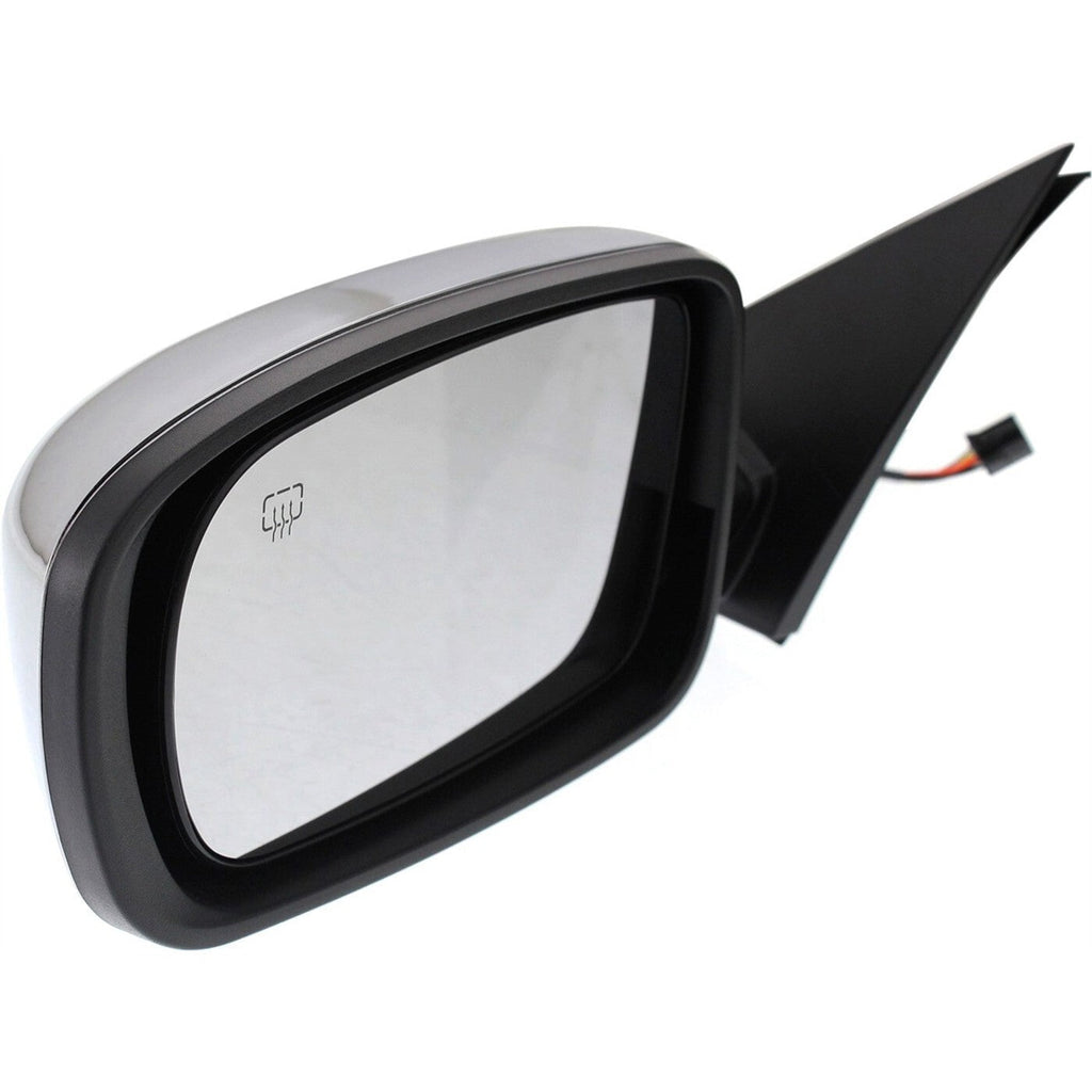 Power Mirror For 2011-18 Chrysler 300 Driver Side Manual Folding Heated Chrome