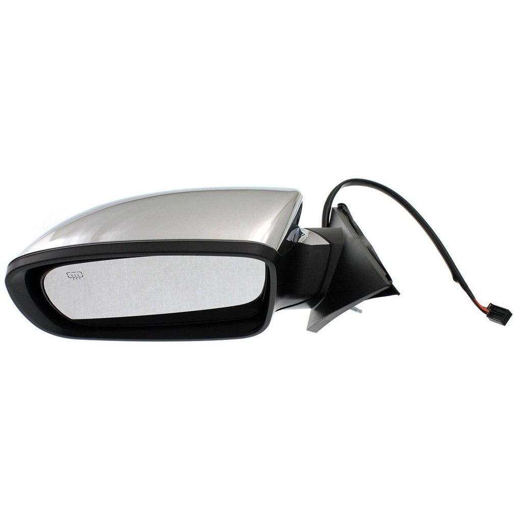 Power Mirror For 2011-18 Chrysler 300 Driver Side Manual Folding Heated Chrome