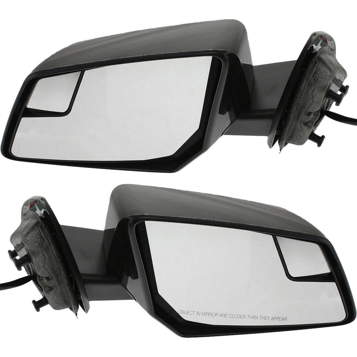 Power Mirrors For 09-17 Chevy Traverse Heated Manual Fold Signal Light Paintable