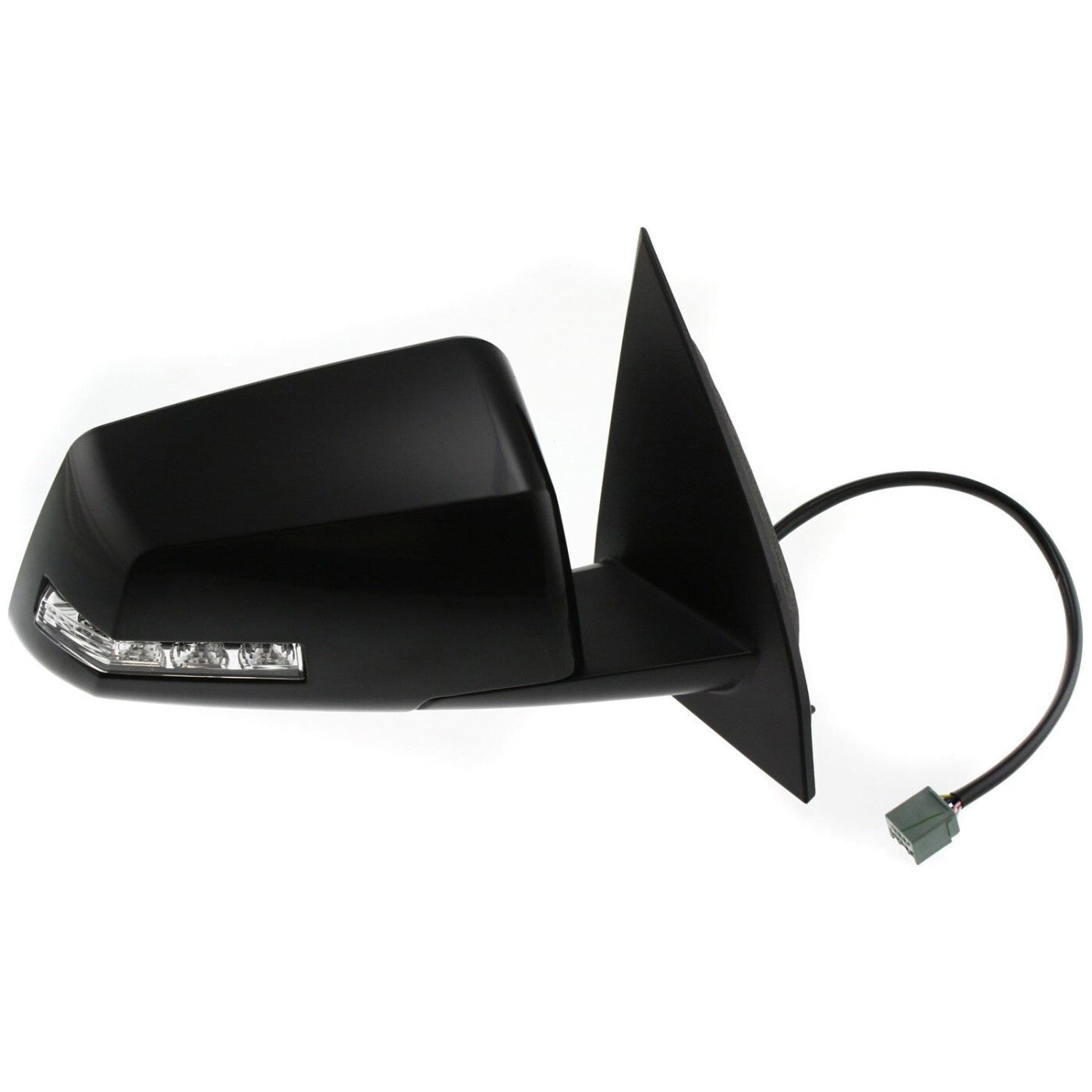 Power Mirrors For 09-17 Chevy Traverse Heated Manual Fold Signal Light Paintable