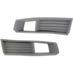 Fog Light Trim Set LH and RH For 2008-2013 Cadillac CTS with Halogen Headlight