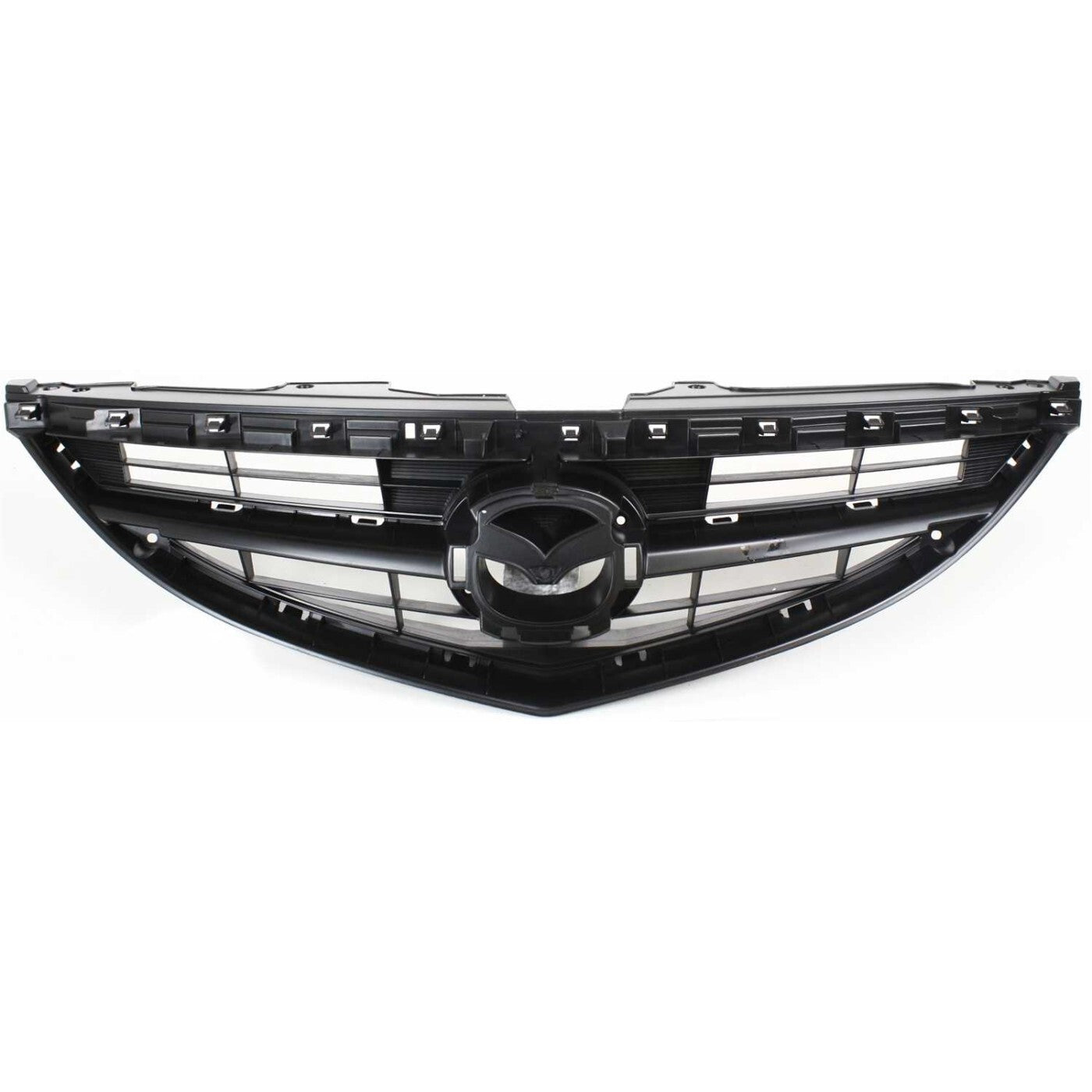 Grille For 2009-2013 Mazda 6 Textured Black Shell and Insert