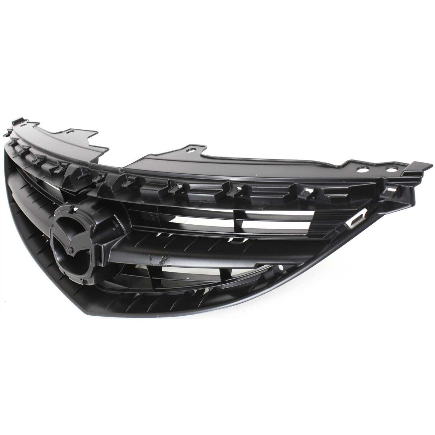 Grille For 2009-2013 Mazda 6 Textured Black Shell and Insert