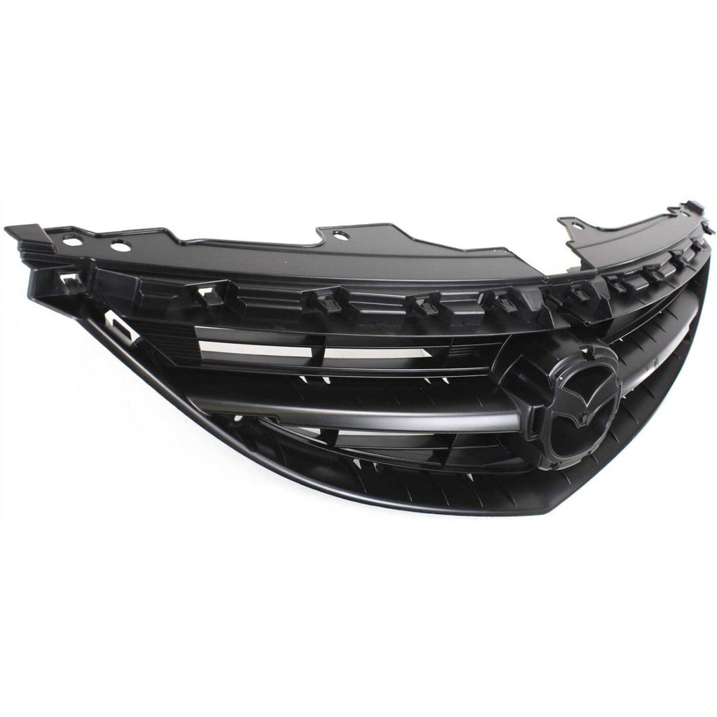 Grille For 2009-2013 Mazda 6 Textured Black Shell and Insert