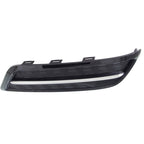 Fog Light Cover For 2014-2016 Acura MDX Black and Chrome Front Passenger Side