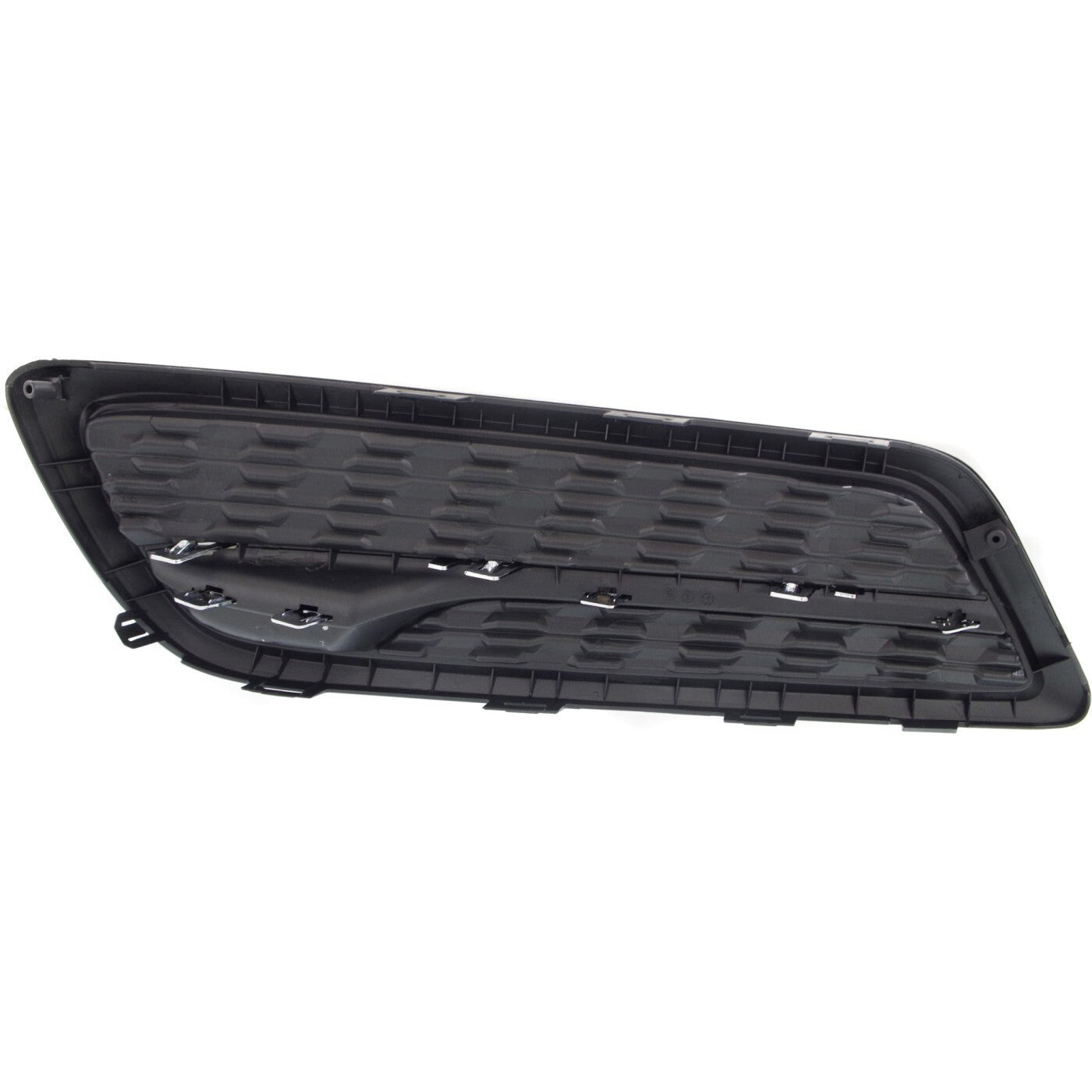 Fog Light Cover For 2014-2016 Acura MDX Black and Chrome Front Passenger Side