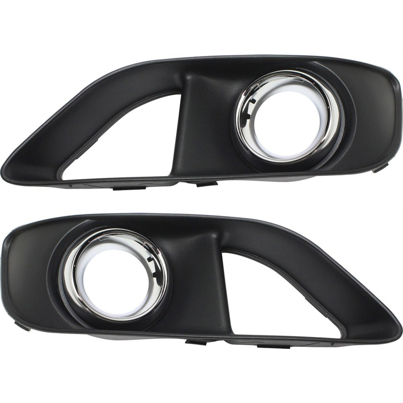 Fog Light Trim Set For 2012-2014 Chrysler 300 Left & Right w/ Parking Sensor 2Pc