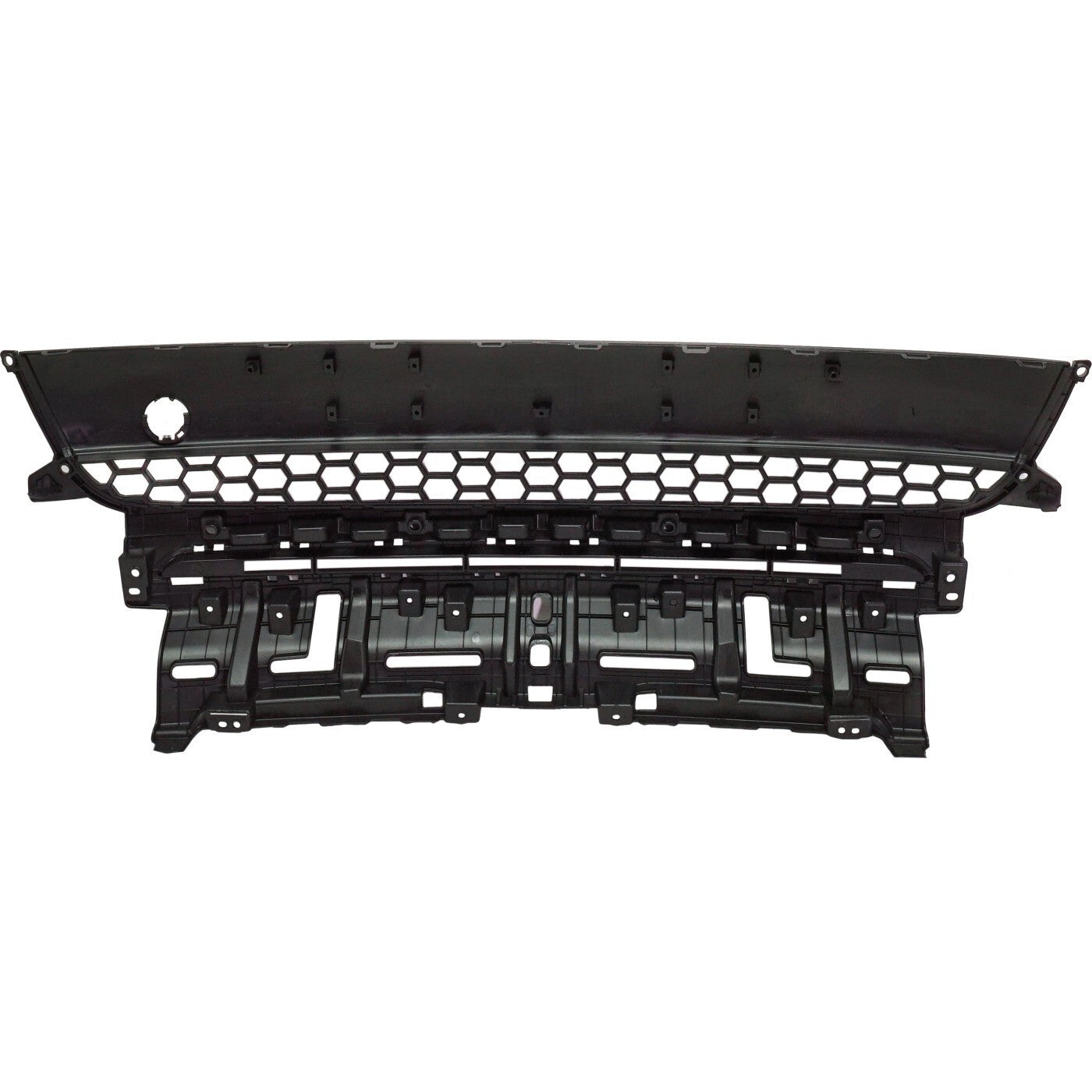 Bumper Grille For 2017-2019 Kia Soul Front Upper Textured Dark Gray 86561B2500