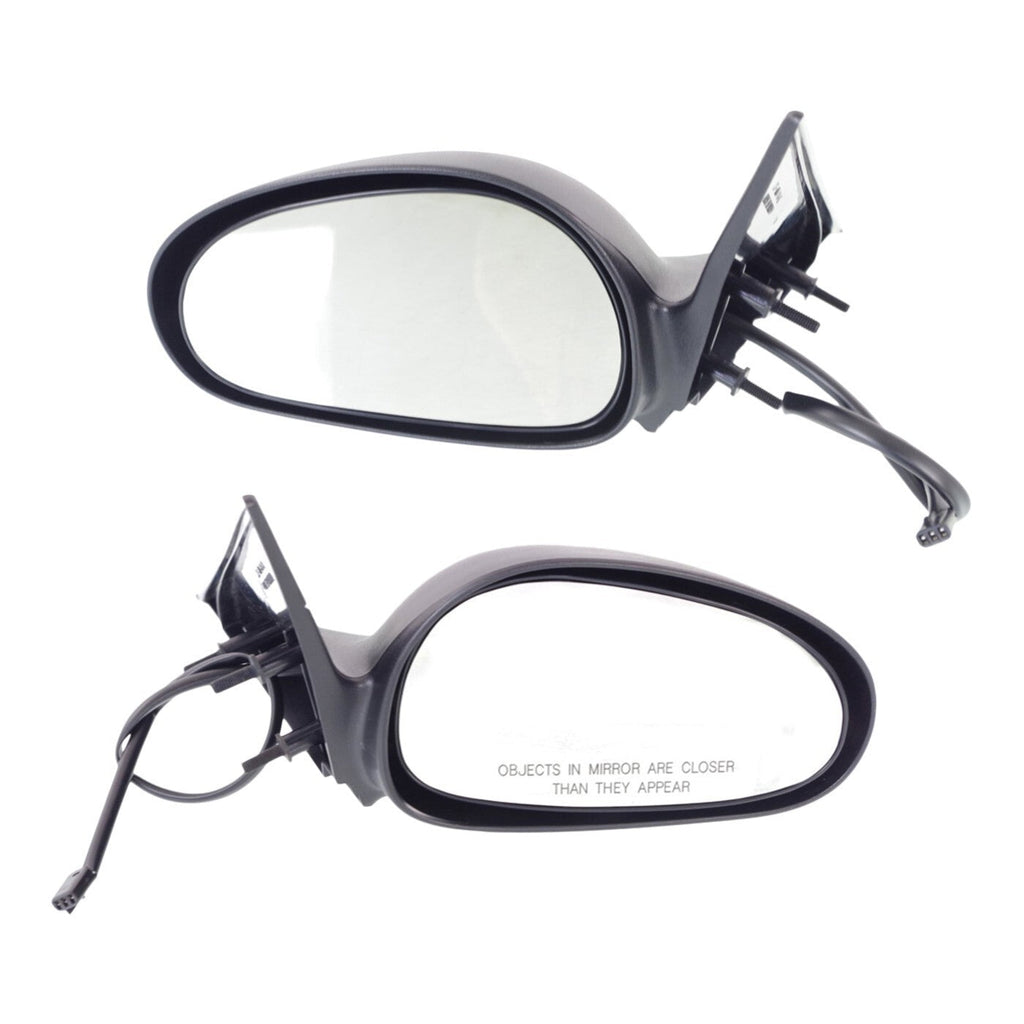 Set Of 2 Mirror Power For 1996-1998 Ford Mustang Left And Right Black